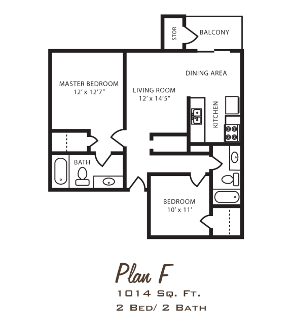 Floor Plans of Kirkwood Landing Apartments in Houston, TX